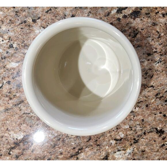 Longaberger Pottery Crock Heritage Blue Woven Traditions Utensil Holder Jar - Picture 9 of 12